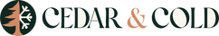 Cedar & Cold logo — CLEAN TRANSPARENT vector cutout (use this in header)