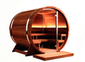Timberline 4-person outdoor cedar barrel sauna