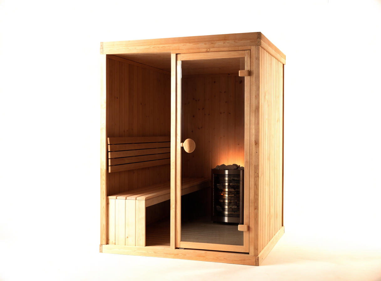 Alta 2-person compact traditional sauna