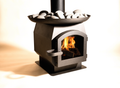 Nordvik Stoveworks 20 wood-burning sauna stove with glass door and stone tray