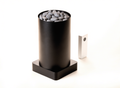 Nordvik Smart 9 matte black sauna heater with digital wall control